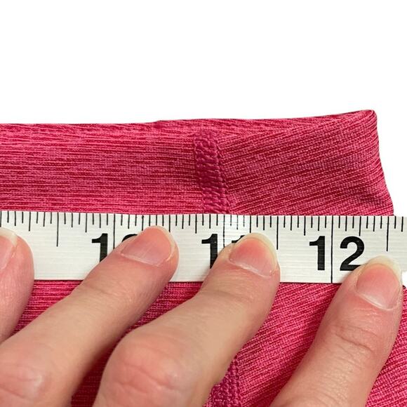 Outdoor Voices 3/4 Warmup Leggings Flamingo Heathered Pink - Picture 5 of 7